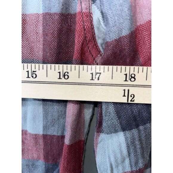 Vans Men's Plaid Long Sleeve Button-Up Shirt, Small - Picture 4 of 7